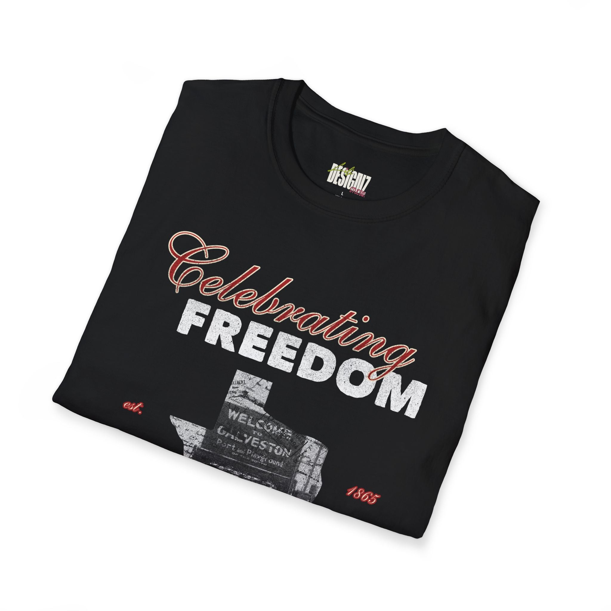 Juneteenth "Celebrating Freedom" Unisex T-Shirt | Black History Apparel