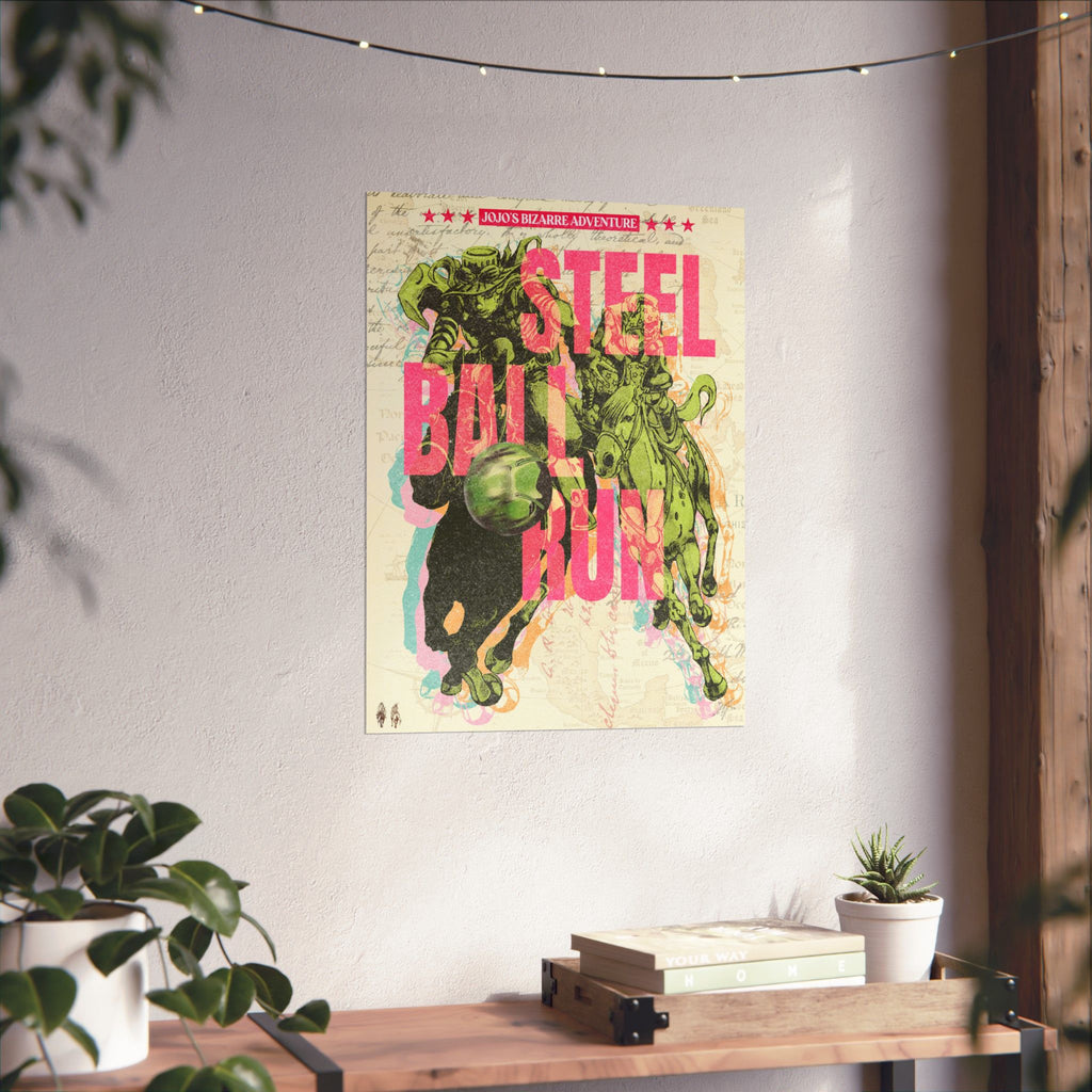 Steel Ball Run Inspired Fan Art Poster