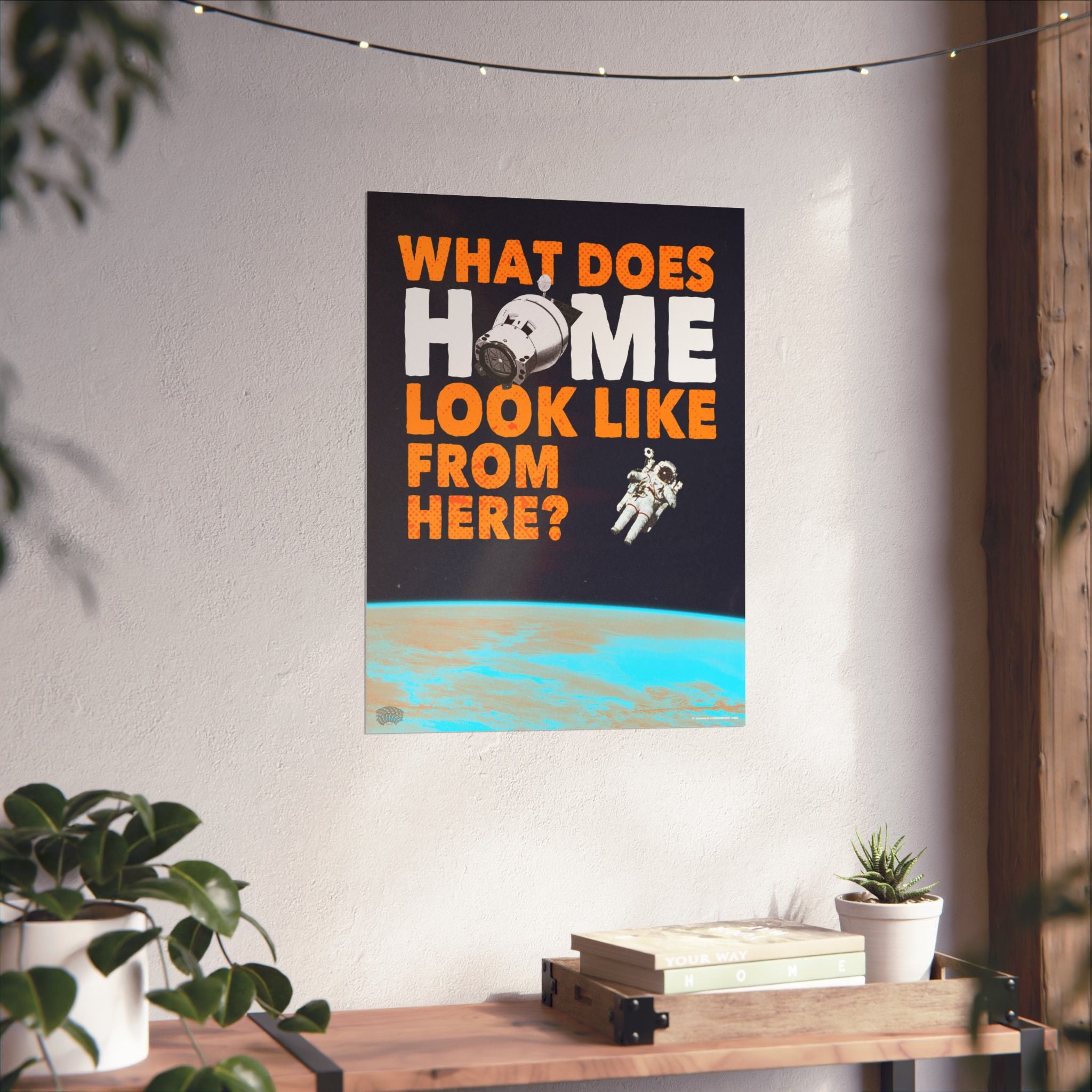 The Astronaut Poster – Into The Cosmos Collection | Space Explorer Wall Art Print