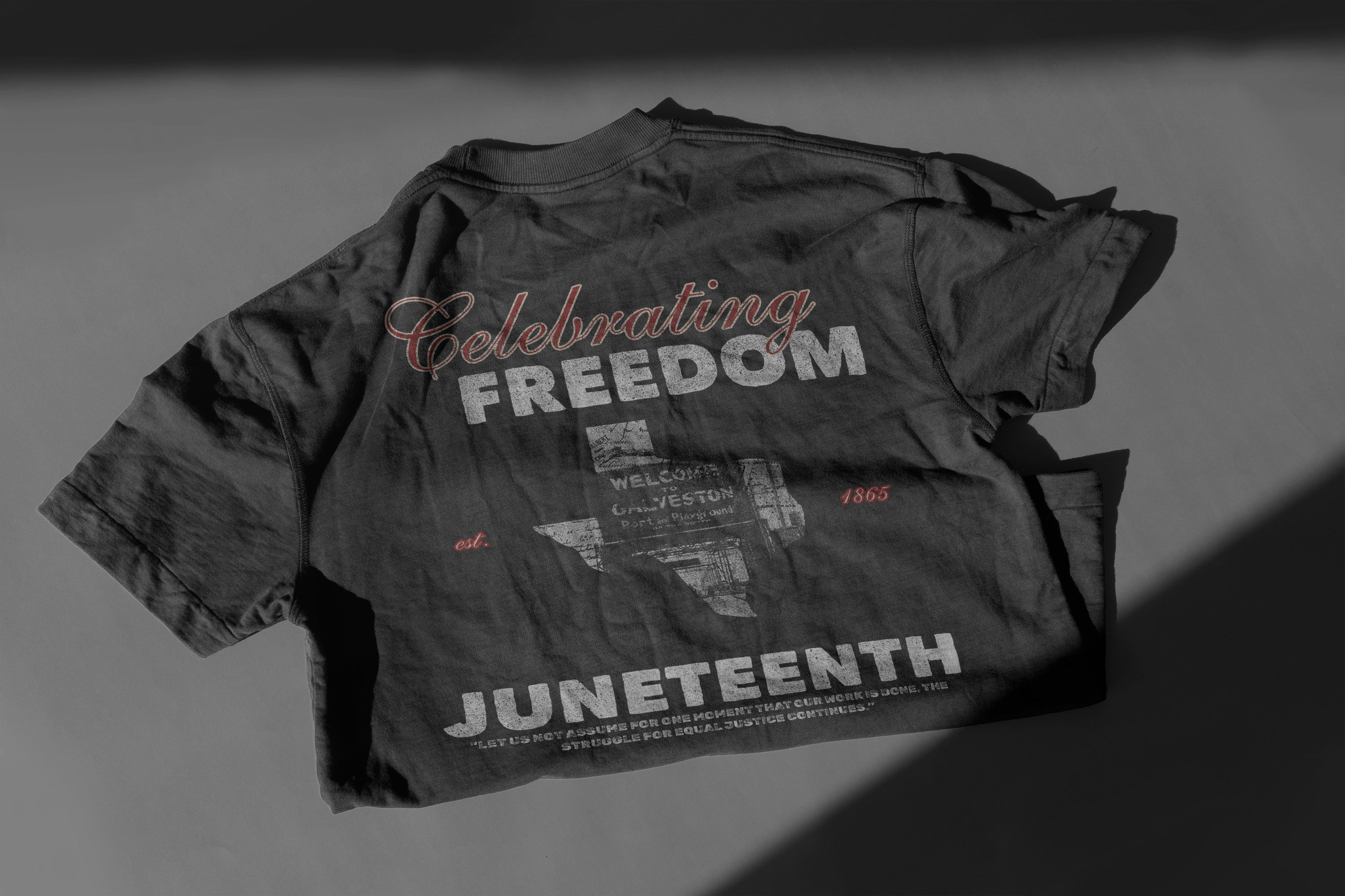 Juneteenth "Celebrating Freedom" Unisex T-Shirt | Black History Apparel