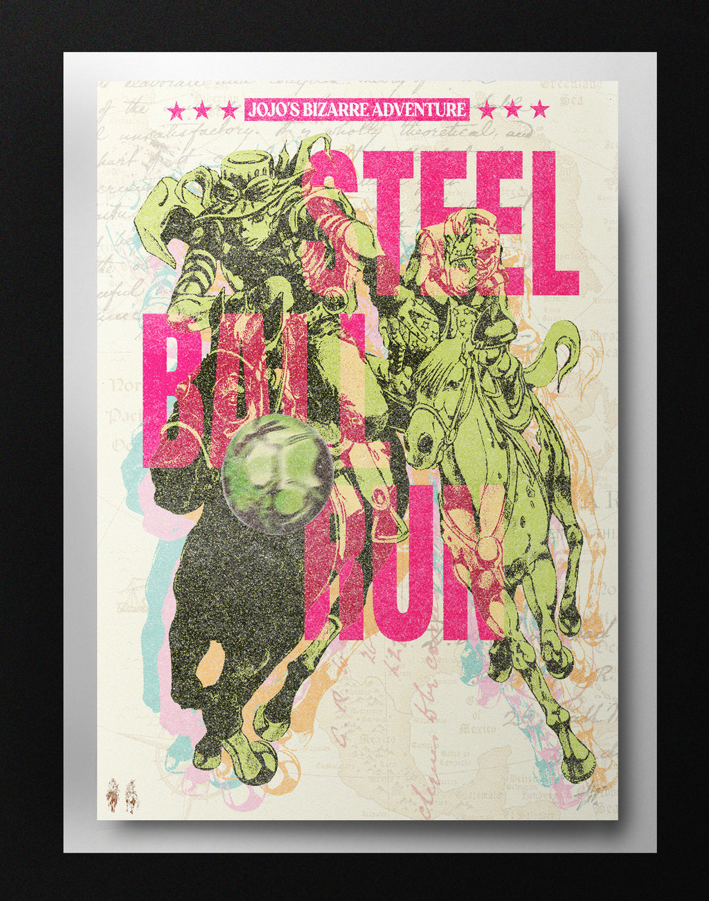 Steel Ball Run Inspired Fan Art Poster