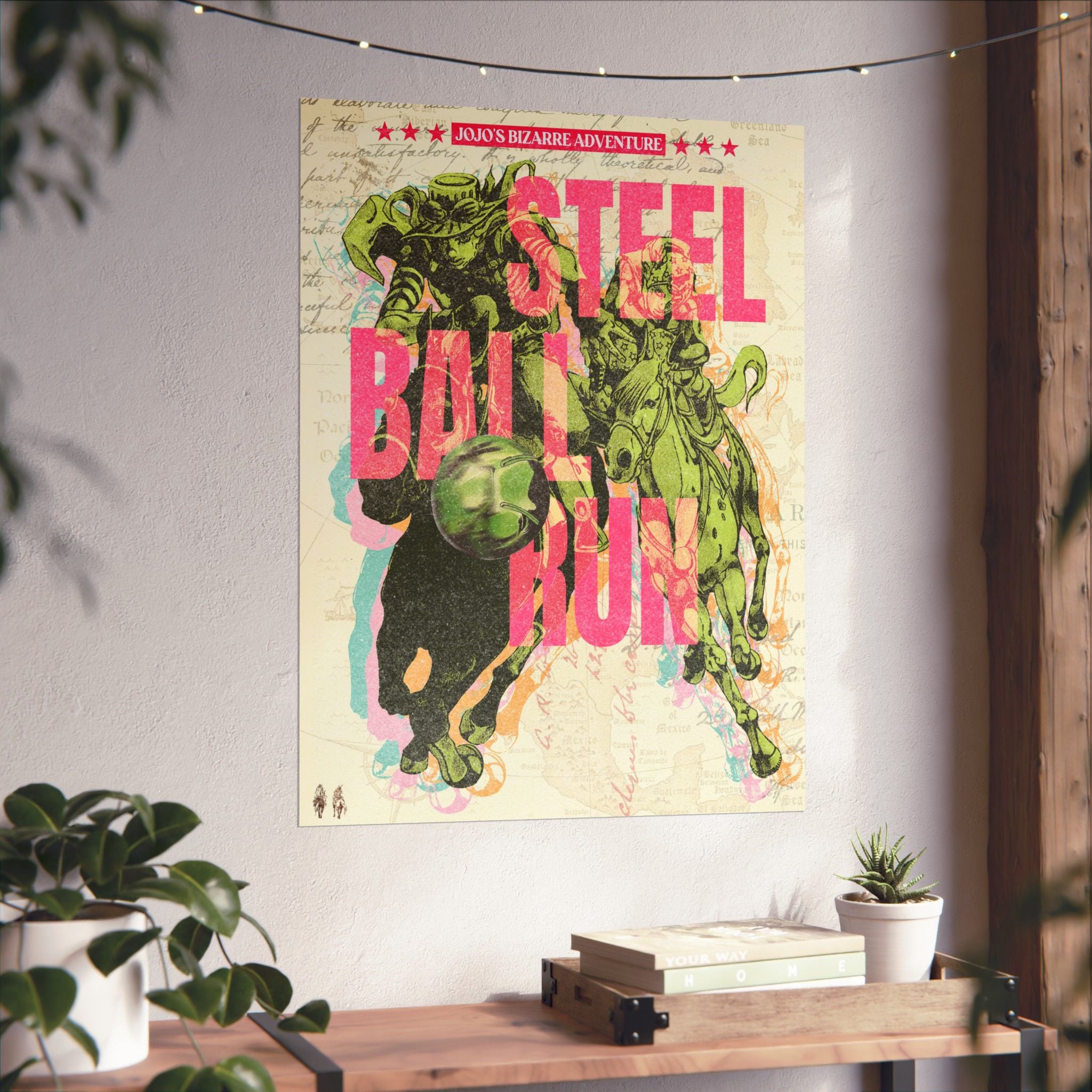 Steel Ball Run Inspired Fan Art Poster