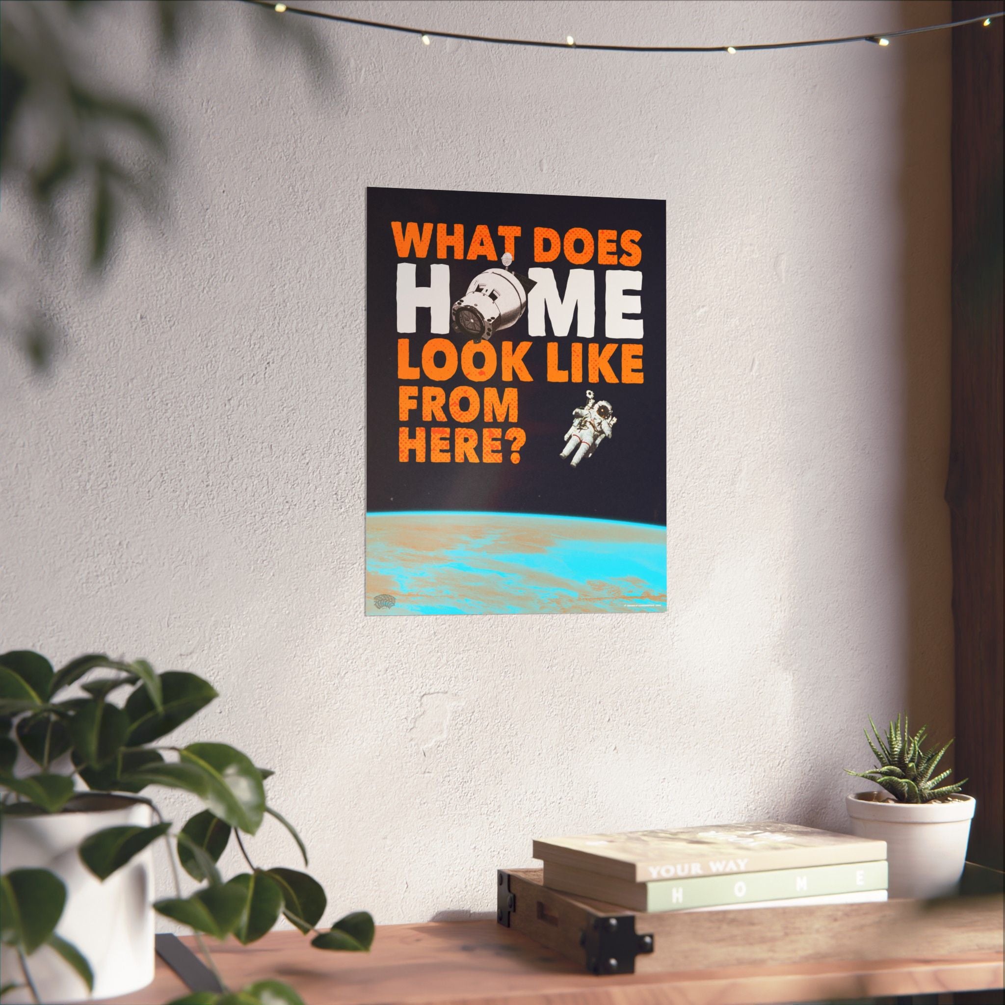 The Astronaut Poster – Into The Cosmos Collection | Space Explorer Wall Art Print