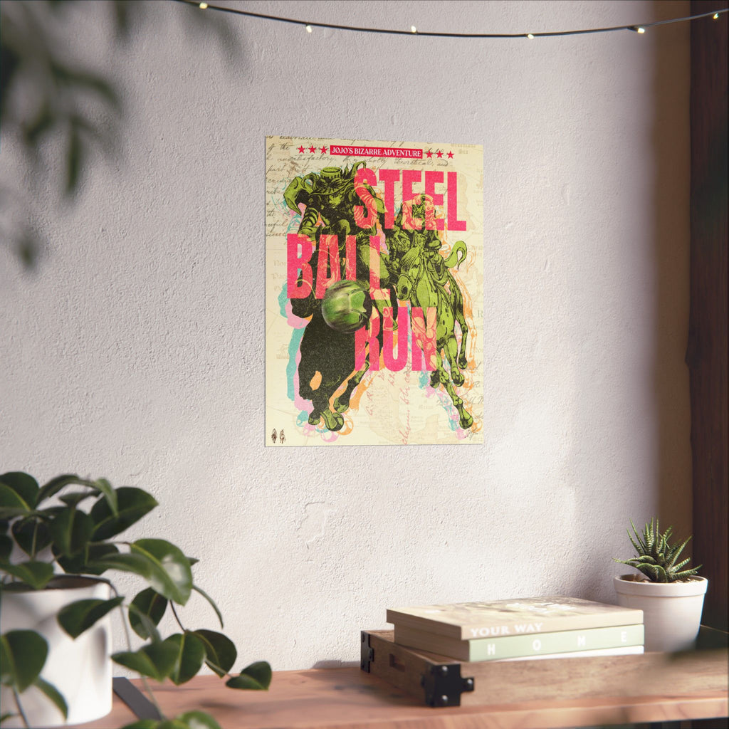 Steel Ball Run Inspired Fan Art Poster