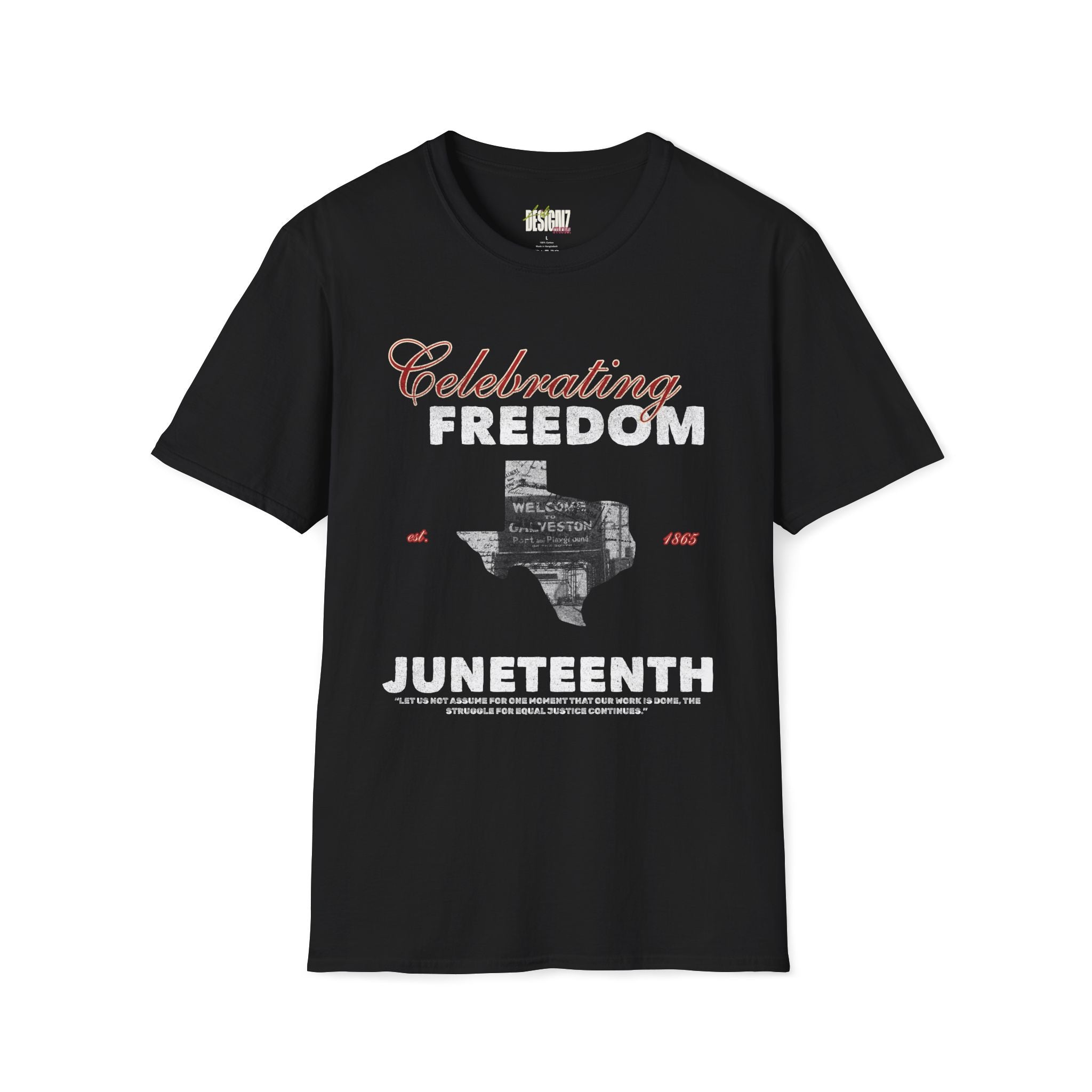 Juneteenth "Celebrating Freedom" Unisex T-Shirt | Black History Apparel