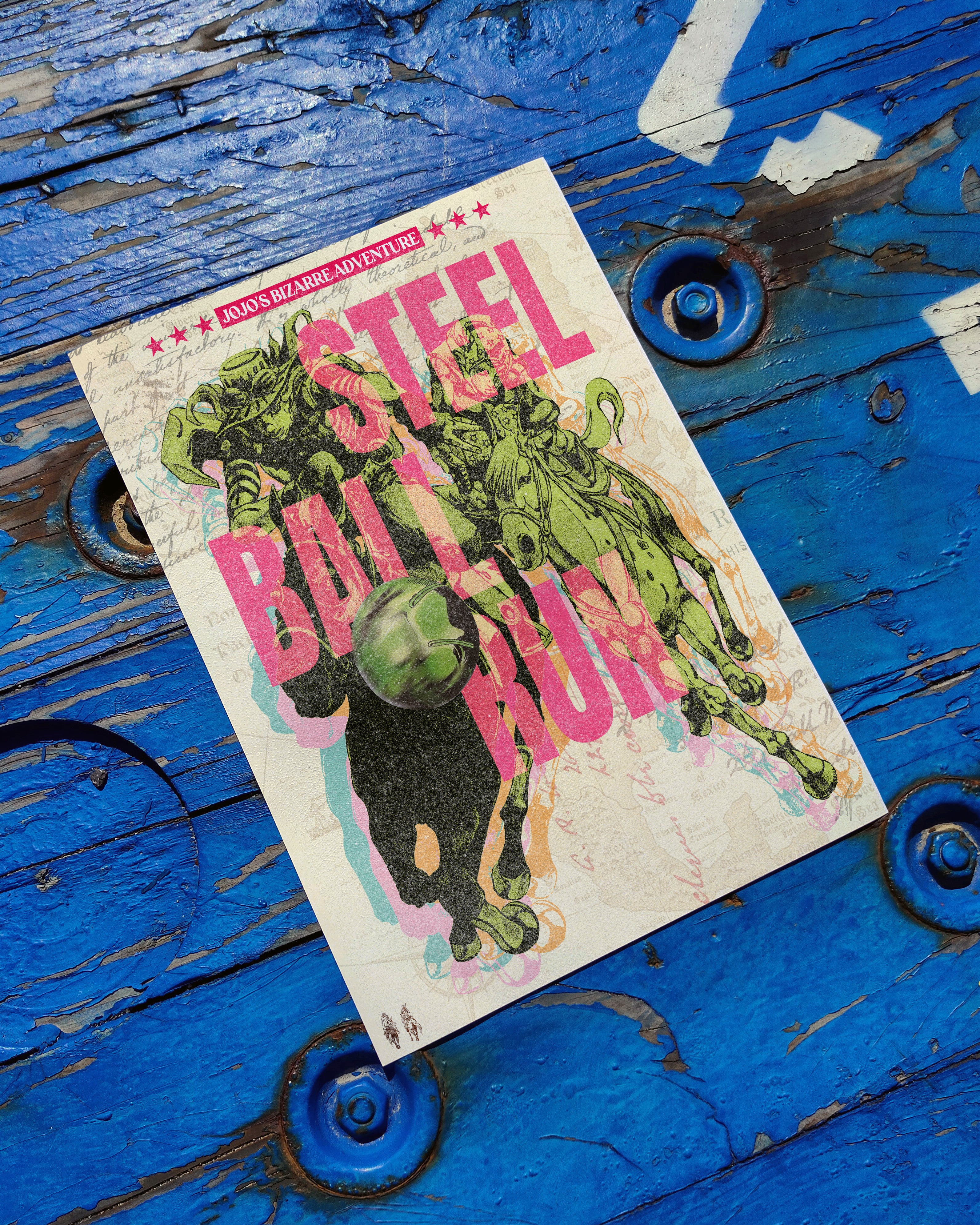 Steel Ball Run Inspired Fan Art Poster